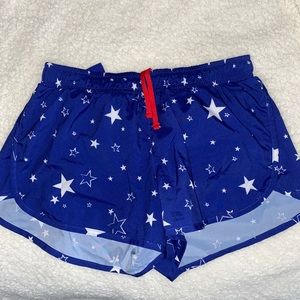 Old Navy Blue Stars Active Shorts